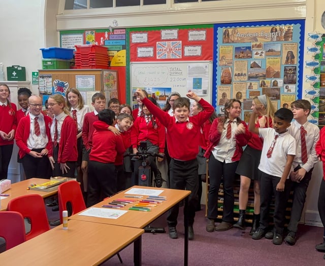 Primary school students complete mammoth 2225km cycling challenge